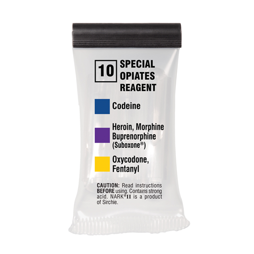 Sirchie NARKII Test 10-Special Opiates Reagent (Mecke)/ Box of 10-Tactical Gear UK