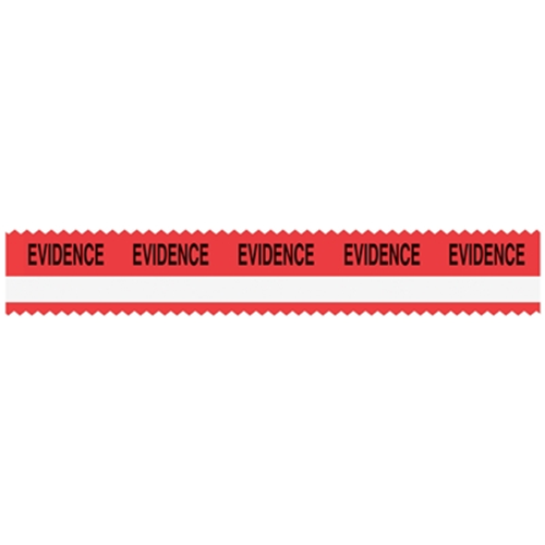 Sirchie SIRCHMARK Evidence Integrity Tape Red w/ White stripe w/ Black Evidence 108'-Tactical Gear UK