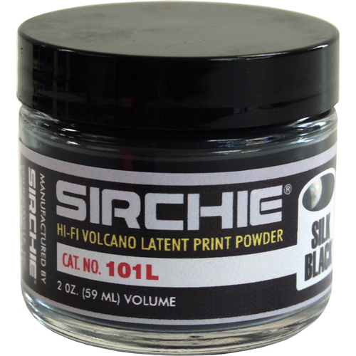 Sirchie Volcano Latent Print Powder, Silk Black 2oz-Tactical Gear UK