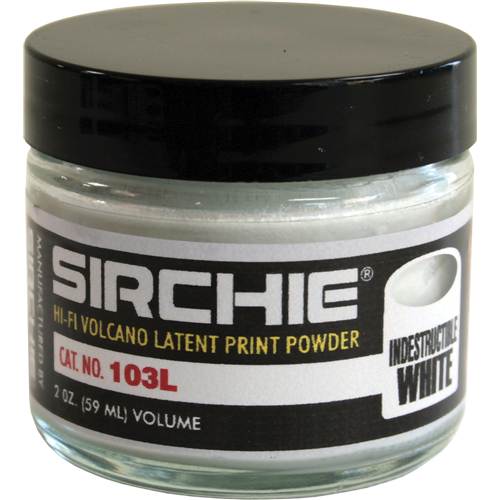 Sirchie Volcano Latent Print Powder, White 2oz-Tactical Gear UK