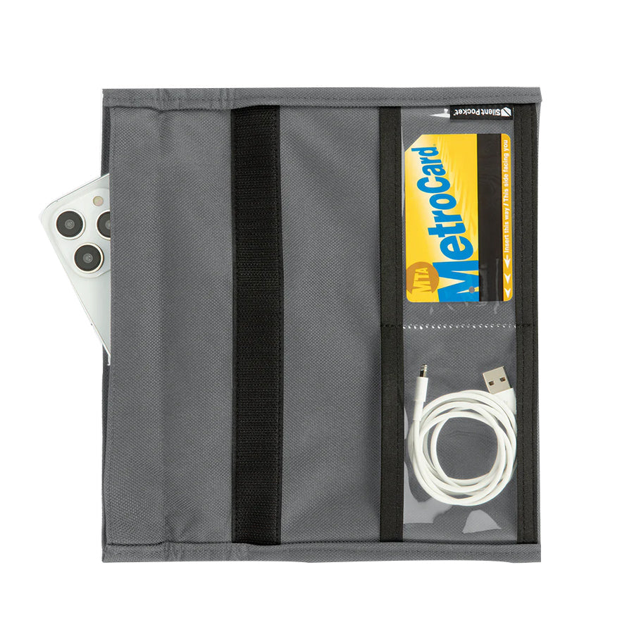 SLNT Utility Faraday Bags for Tablets and Multiple Devices Charcoal Grey-Tactical Gear UK