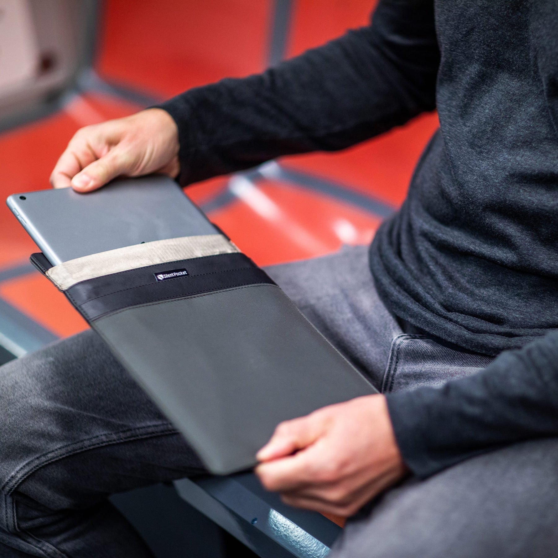 SLNT Utility Faraday Sleeves for Tablets Weatherproof Nylon Black-Tactical Gear UK