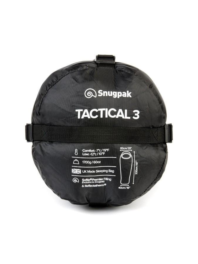 Snugpak - Tactical Series 3 Sleeping Bag - Black-Tactical Gear UK