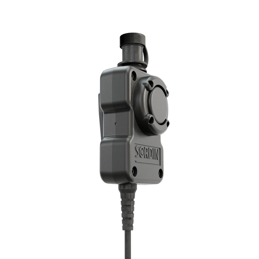 Sordin PTT single com splash proof-Tactical Gear UK