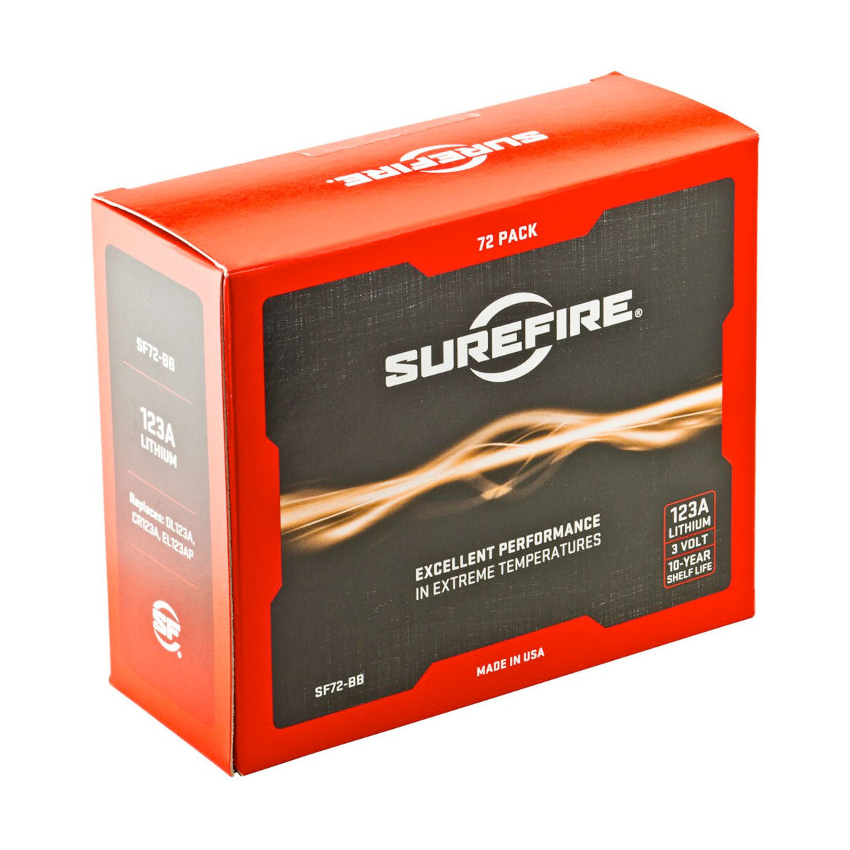 SureFire 123A Lithium Batteries 72 Pack / Box-Tactical Gear UK