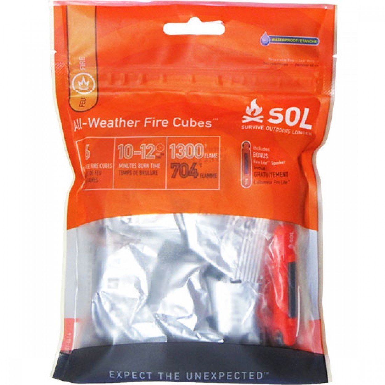 Survive Outdoors Longer SOL All Weather Fire Cubes-Tactical Gear UK