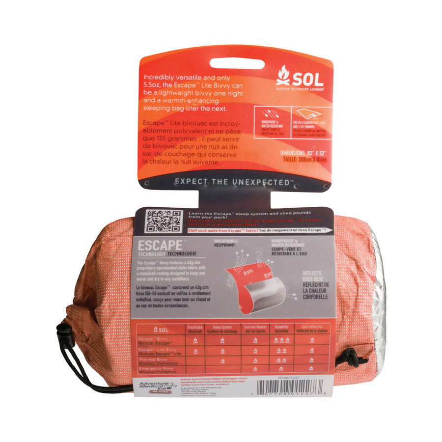 Survive Outdoors Longer SOL Escape Lite Bivvy-Tactical Gear UK