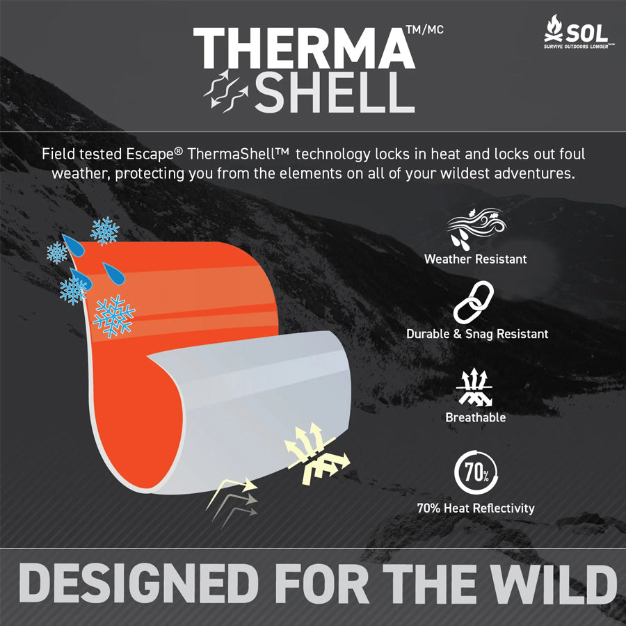 Survive Outdoors Longer SOL Escape™ Bivvy - Survival Orange-Tactical Gear UK