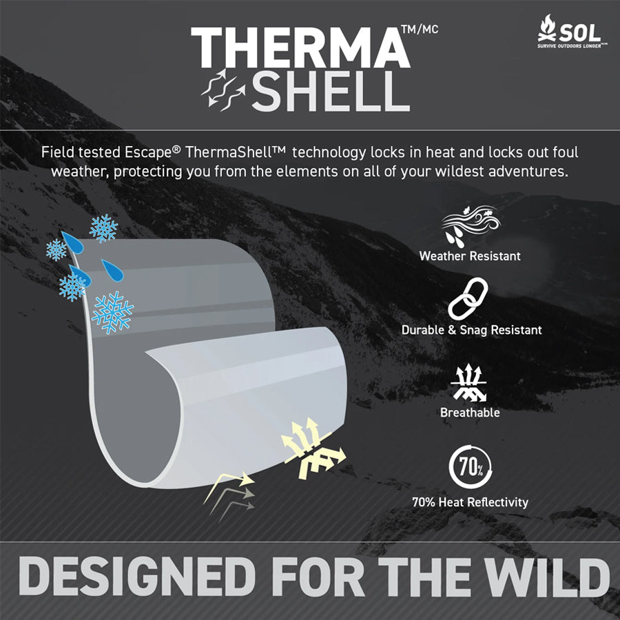 Survive Outdoors Longer SOL Escape™ Bivvy XL - Gray-Tactical Gear UK