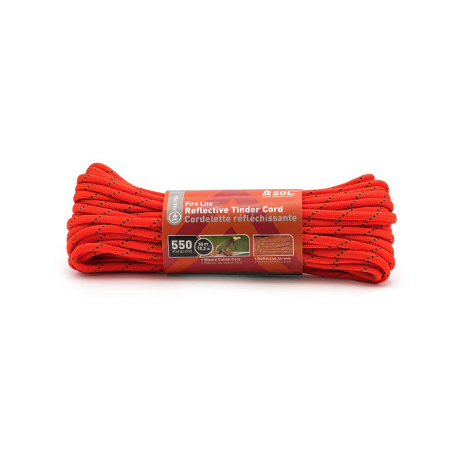 Survive Outdoors Longer SOL Fire Lite 550 Reflective Tinder Cord - 50ft-Tactical Gear UK
