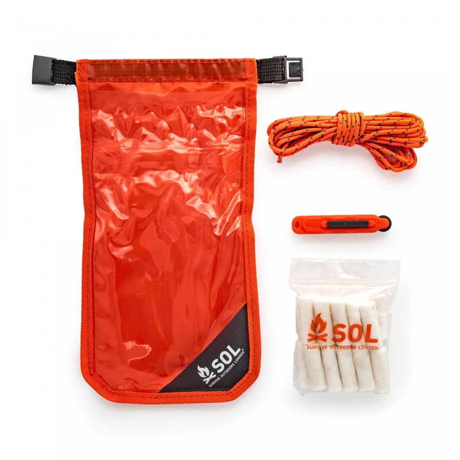 Survive Outdoors Longer SOL Fire Lite Kit in Dry Bag-Tactical Gear UK