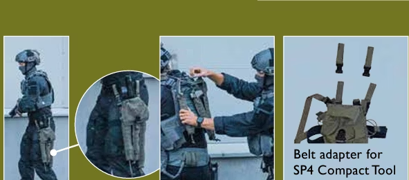 Sweden Entry Tools SET Belt Adapter for SP4 Compact Tool-Tactical Gear UK