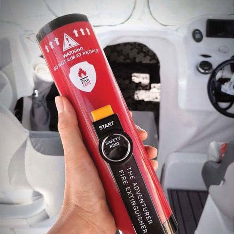 The Adventurer Extinguisher Complete with 1 x C Clip Mounting bracket, screws, wall plugs-Tactical Gear UK