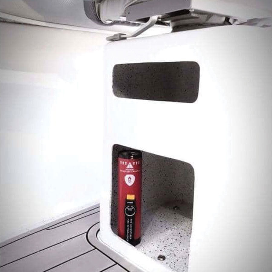 The Adventurer Extinguisher Complete with 1 x C Clip Mounting bracket, screws, wall plugs-Tactical Gear UK