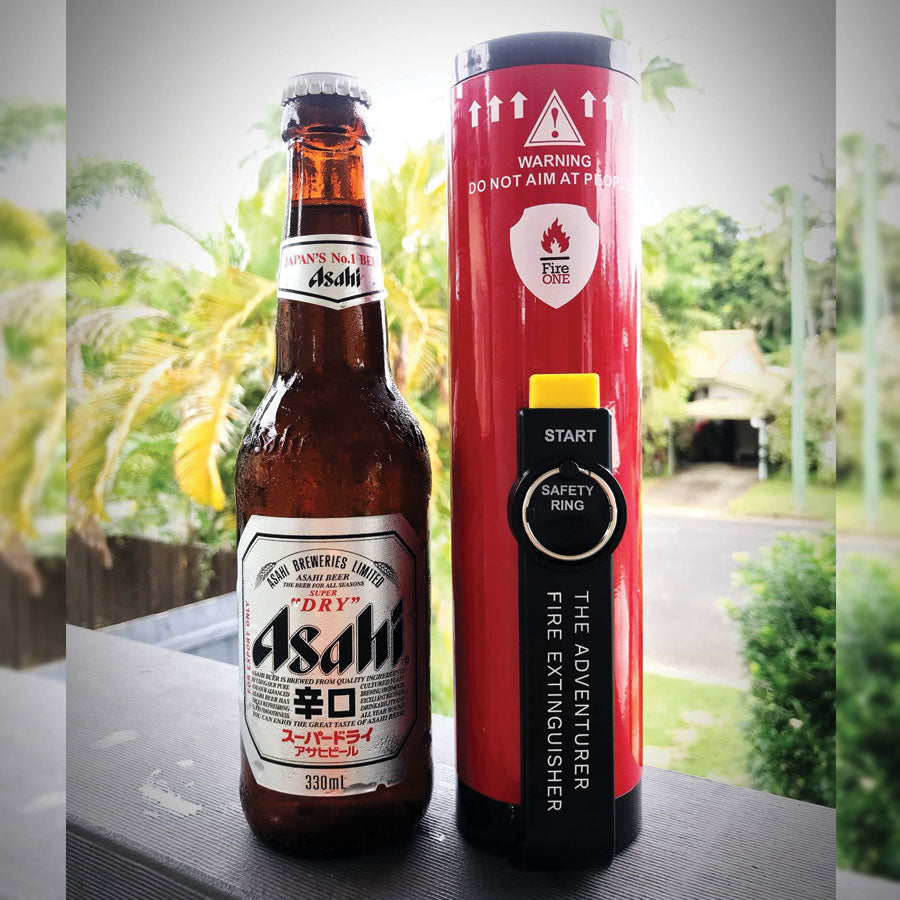 The Adventurer Extinguisher Complete with 1 x C Clip Mounting bracket, screws, wall plugs-Tactical Gear UK