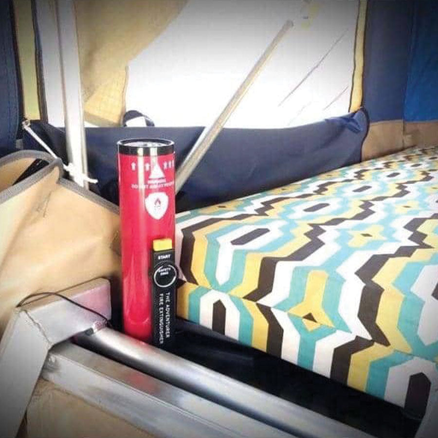 The Adventurer Extinguisher Complete with 1 x C Clip Mounting bracket, screws, wall plugs-Tactical Gear UK