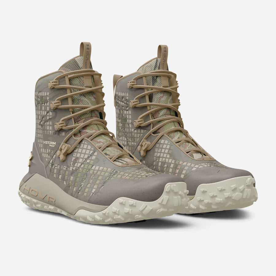 Under Armour Men's HOVR Dawn Waterproof 2.0 Boots Brown-Tactical Gear UK