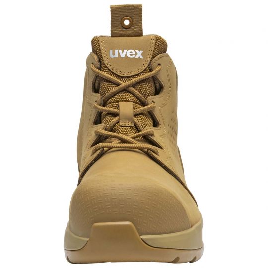 UVEX 2 X-Flow Side-Zip Work Boot Tan-Tactical Gear UK