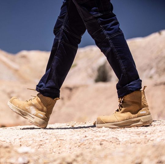 UVEX 3 X-Flow Tan Work Boot Wheat-Tactical Gear UK