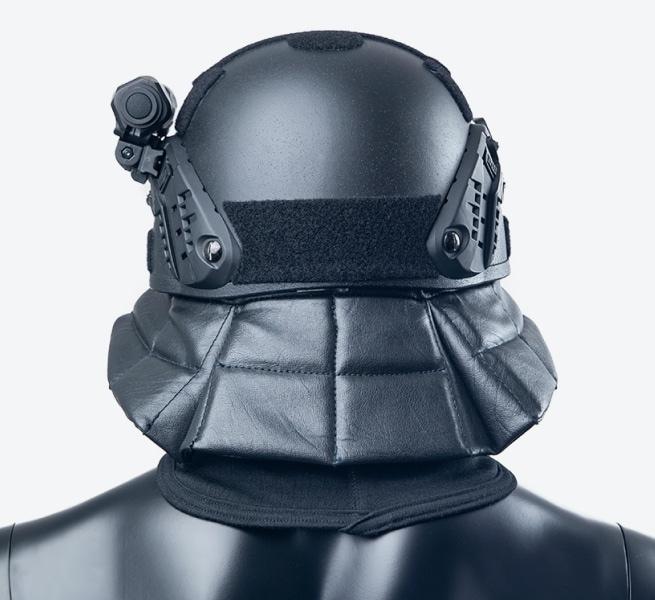 Ventura Tactical Systems Public Order Ballistic NIJ III3A ACH Full Cut Helmet with Non Ballistic Visor and Neck Guard-Tactical Gear UK