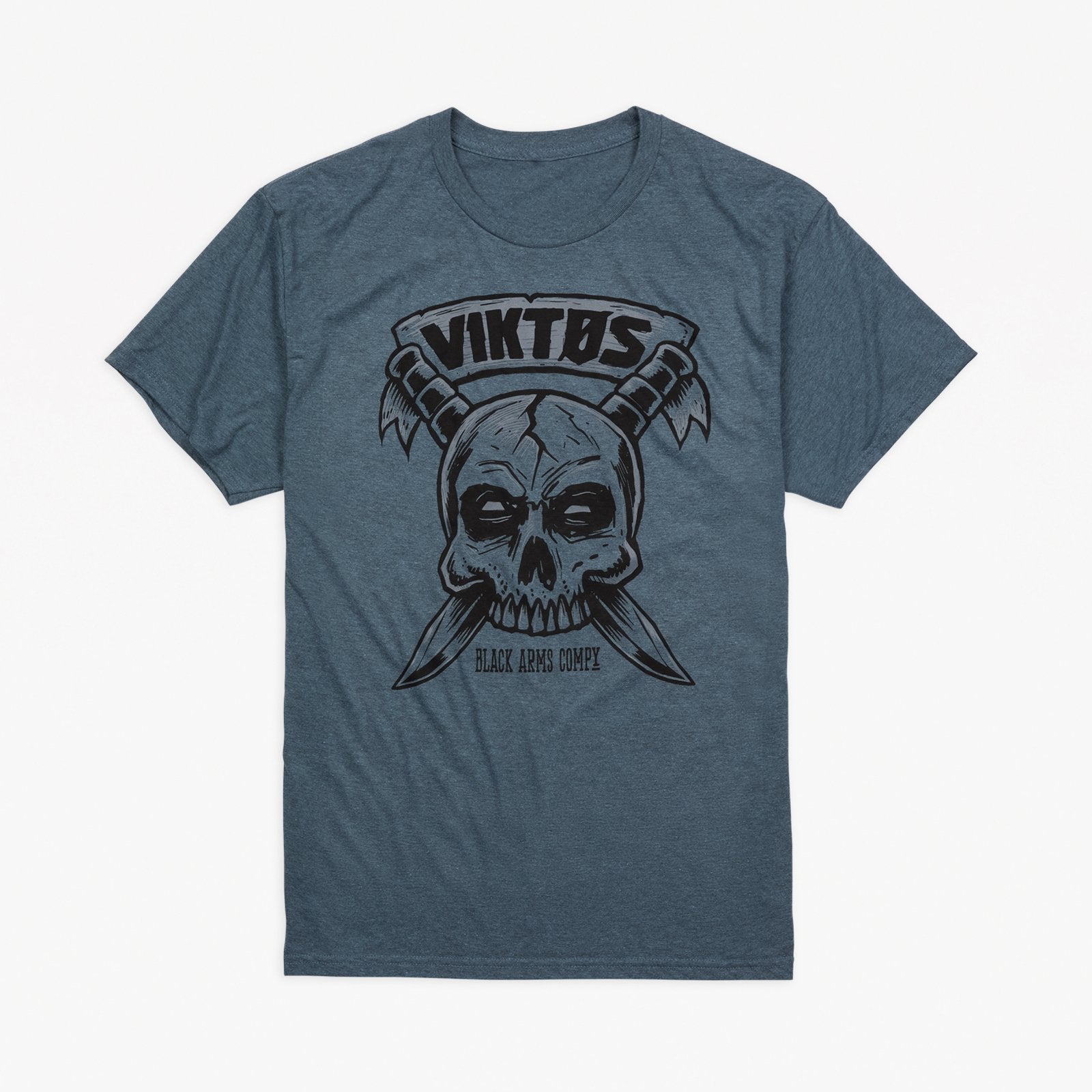 VIKTOS Kbarred Tee Jade Black Heather-Tactical Gear UK