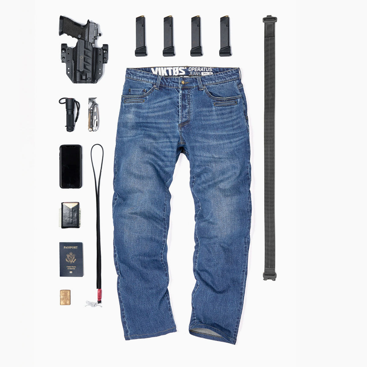 VIKTOS Operatus XP Tactical Denim Jean Blue-Tactical Gear UK
