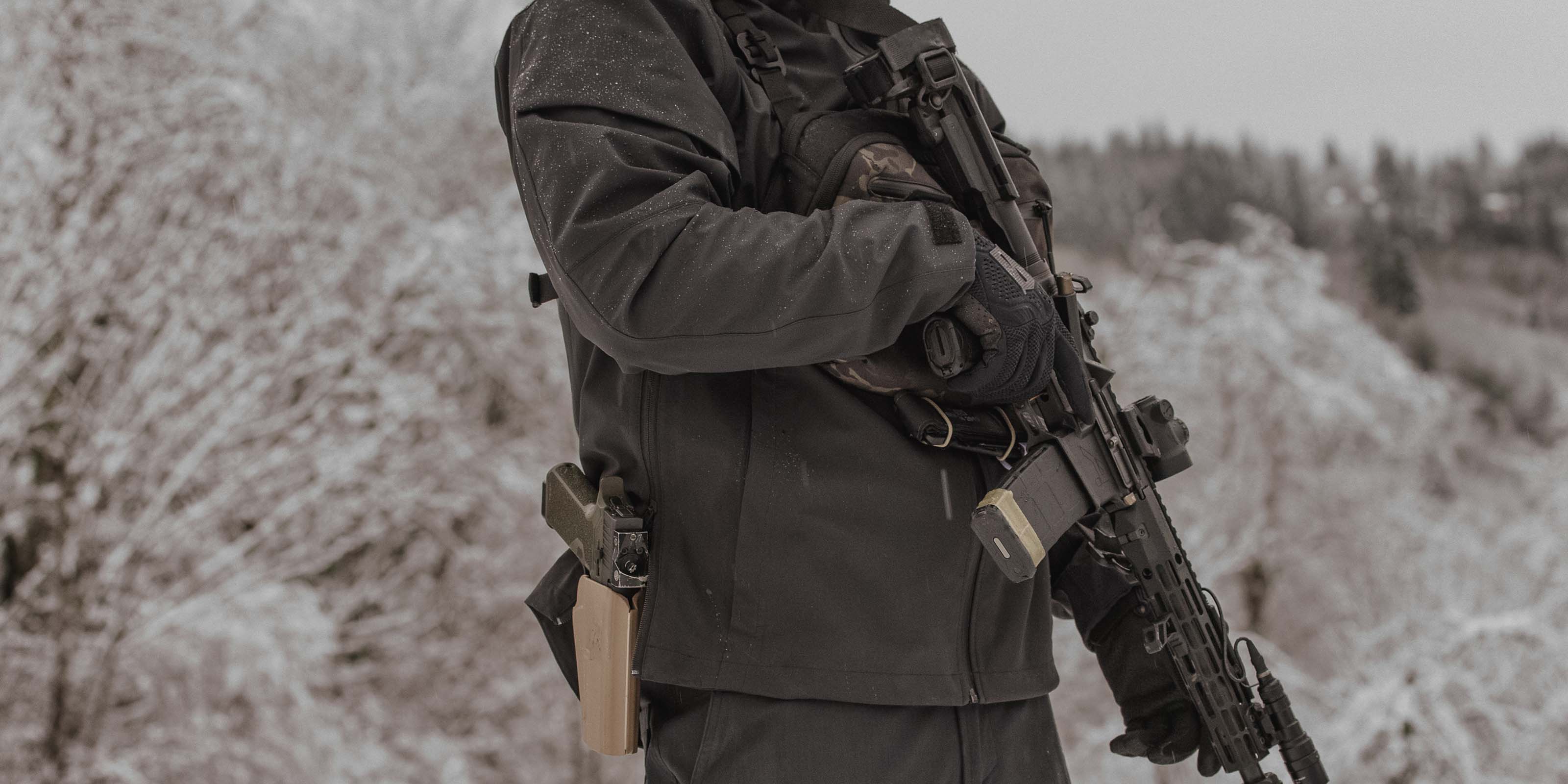 VIKTOS Range Trainer Waterproof Shell Black-Tactical Gear UK