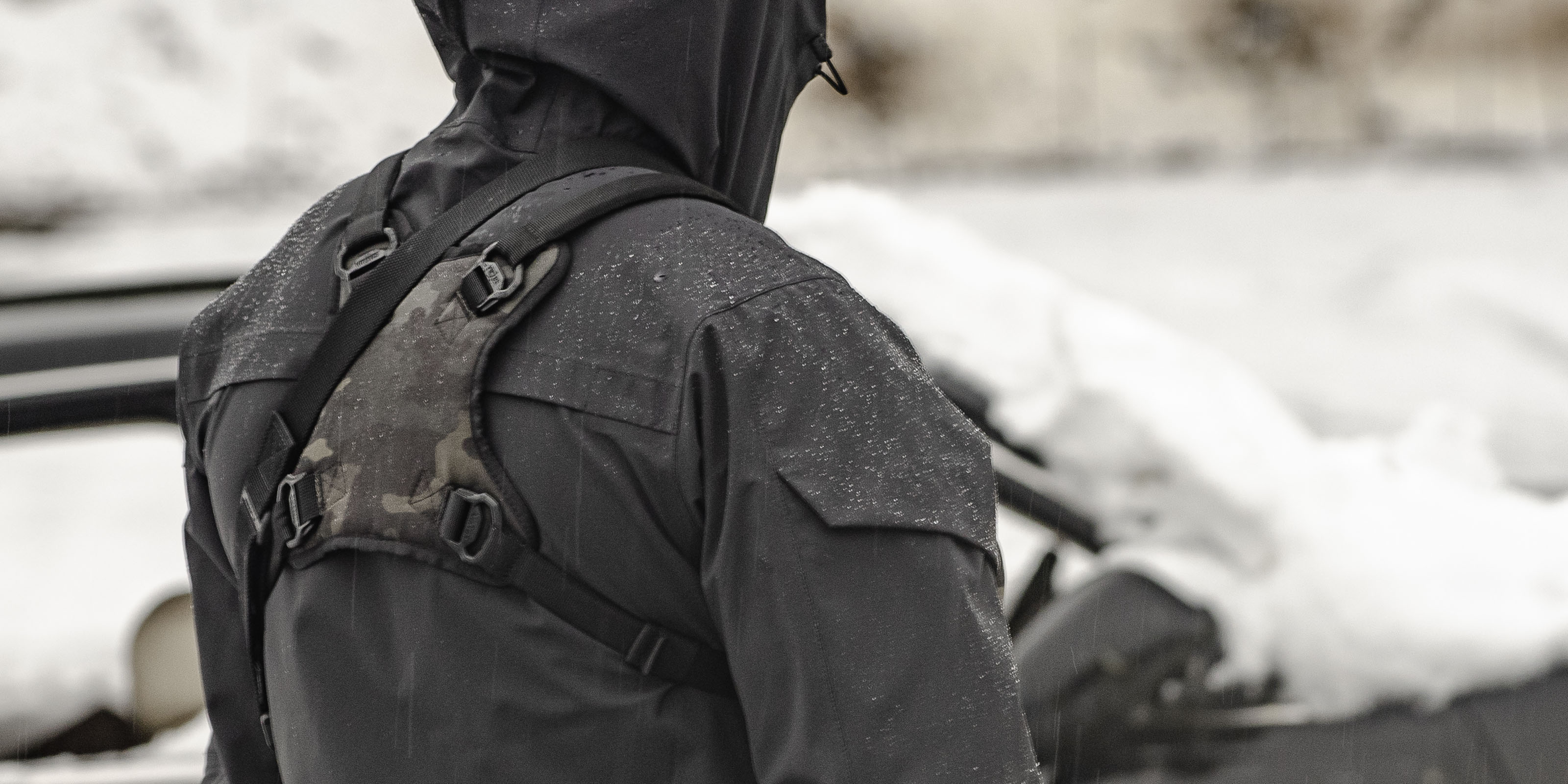 VIKTOS Range Trainer Waterproof Shell Black-Tactical Gear UK