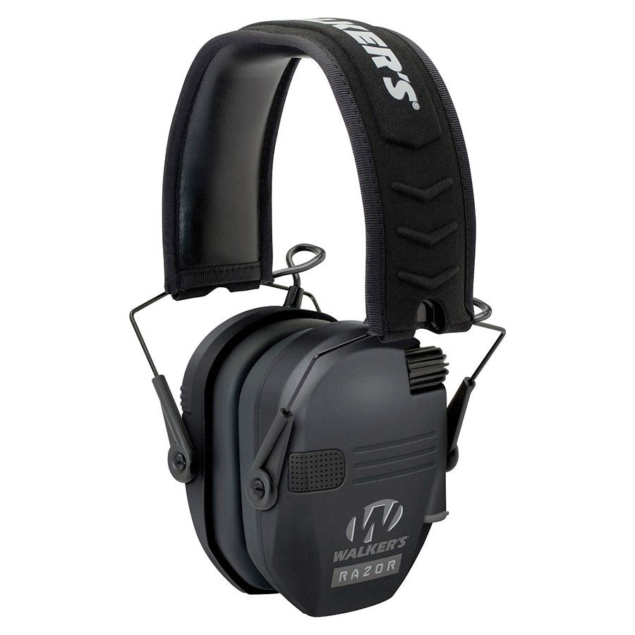 Walker's Razor Slim Electronic EarMuff Black-Tactical Gear UK