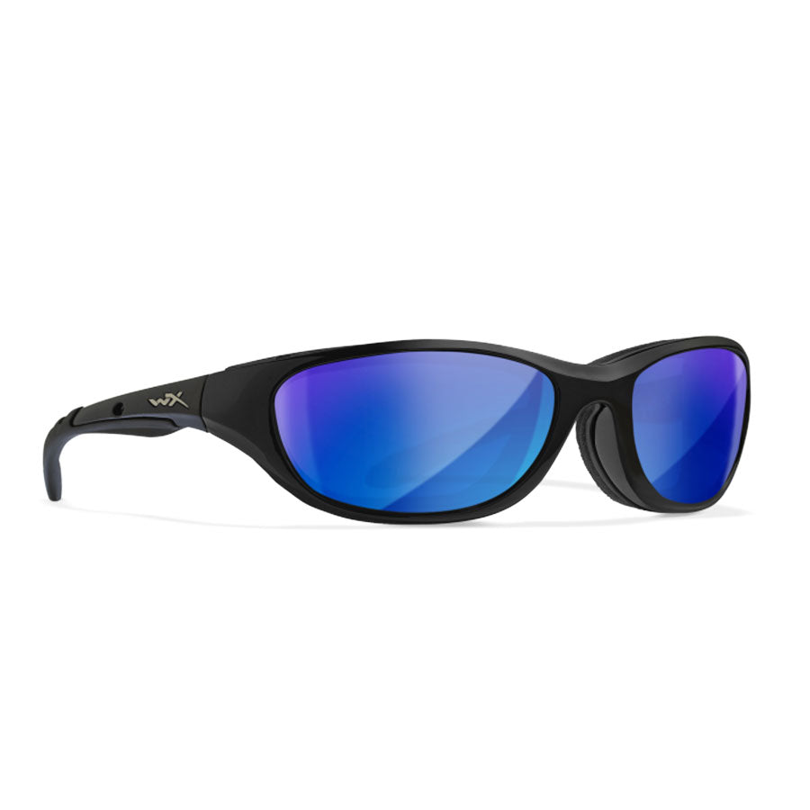 Wiley X AirRage Captivate Polarised Blue Lens w/ Gloss Black Frame-Tactical Gear UK