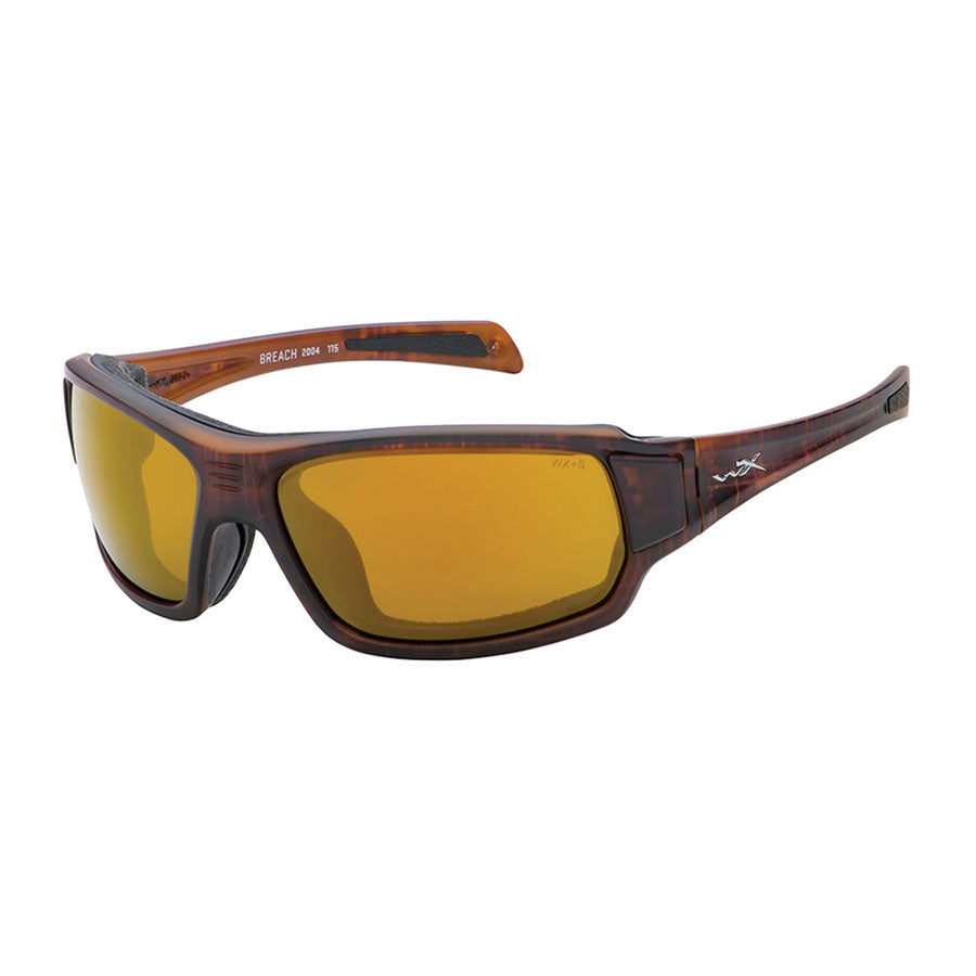 Wiley X Breach Captivate Polarised Bronze Lens w/ Matte Brown Frame-Tactical Gear UK