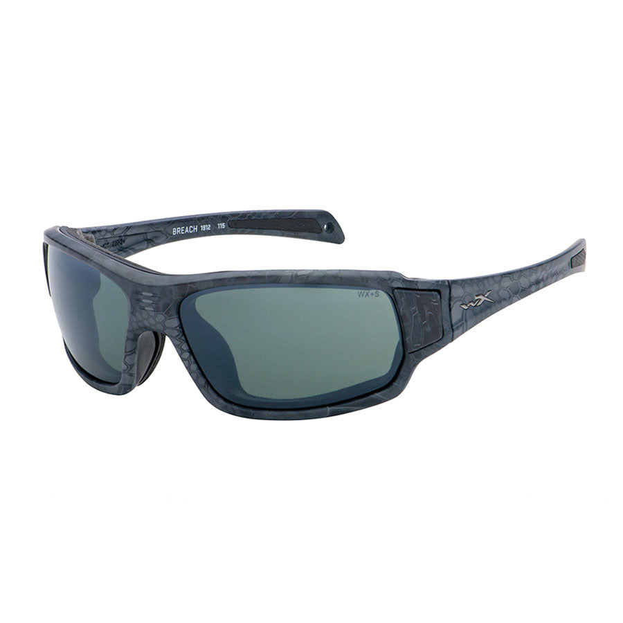Wiley X Breach Captivate Polarised Platinum Lens w/ Kryptek Frame-Tactical Gear UK