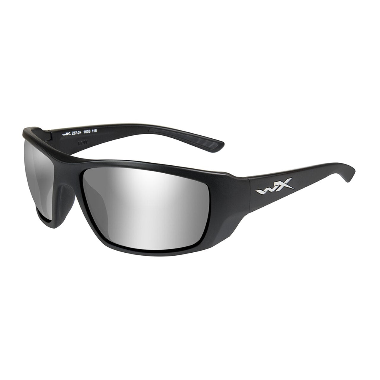 Wiley X Kobe Silver Flash Smoke Grey Lens Matte Black Frame-Tactical Gear UK