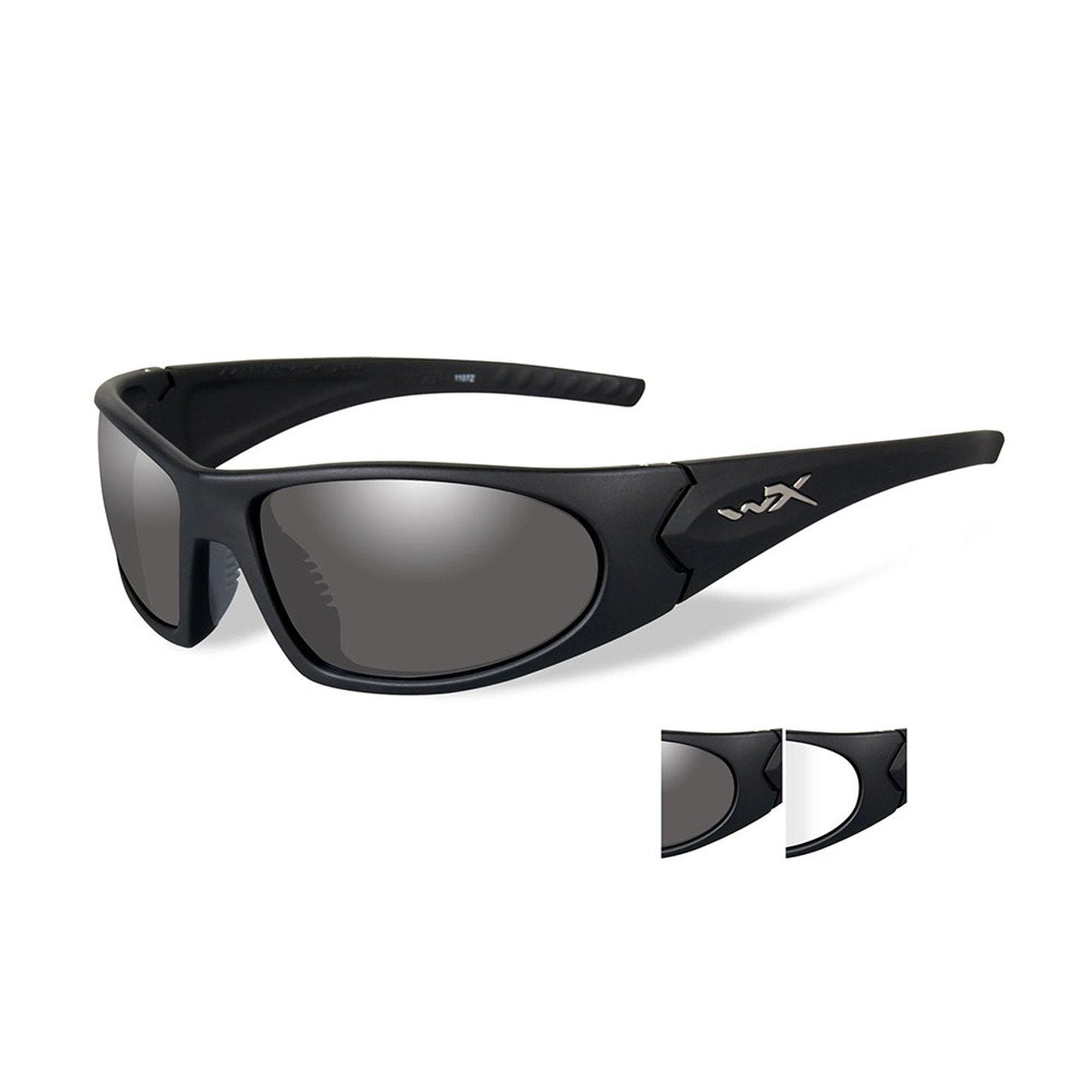 Wiley X Romer 3 Sunglasses Two Lens Matte Black Frame-Tactical Gear UK