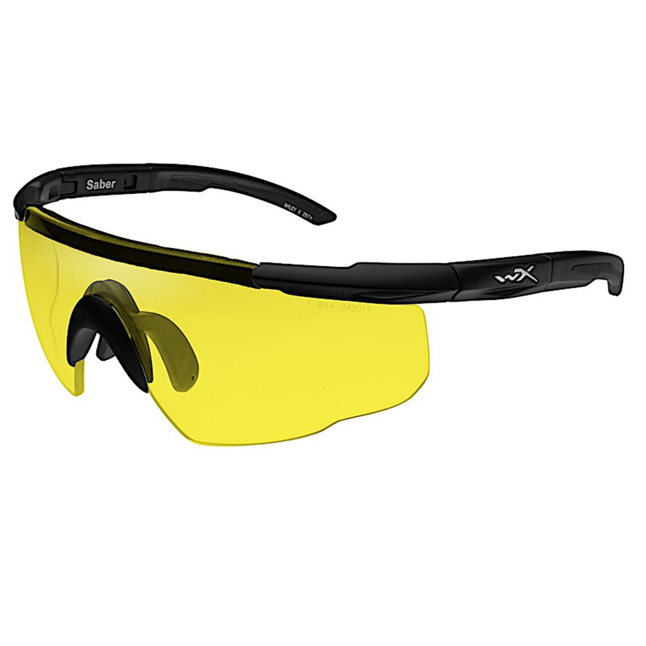 Wiley X Saber Advanced Eyeshield Pale Yellow Lens Matte Black Frame-Tactical Gear UK