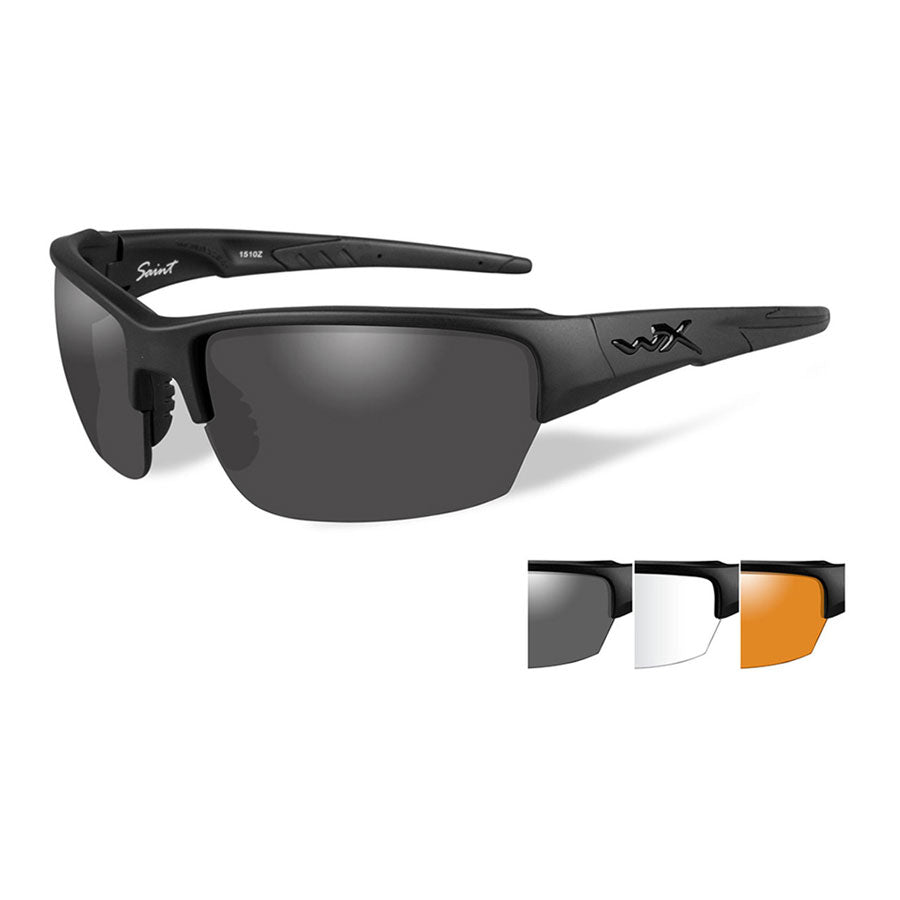 Wiley X Saint Three Lens with Matte Black Frame-Tactical Gear UK