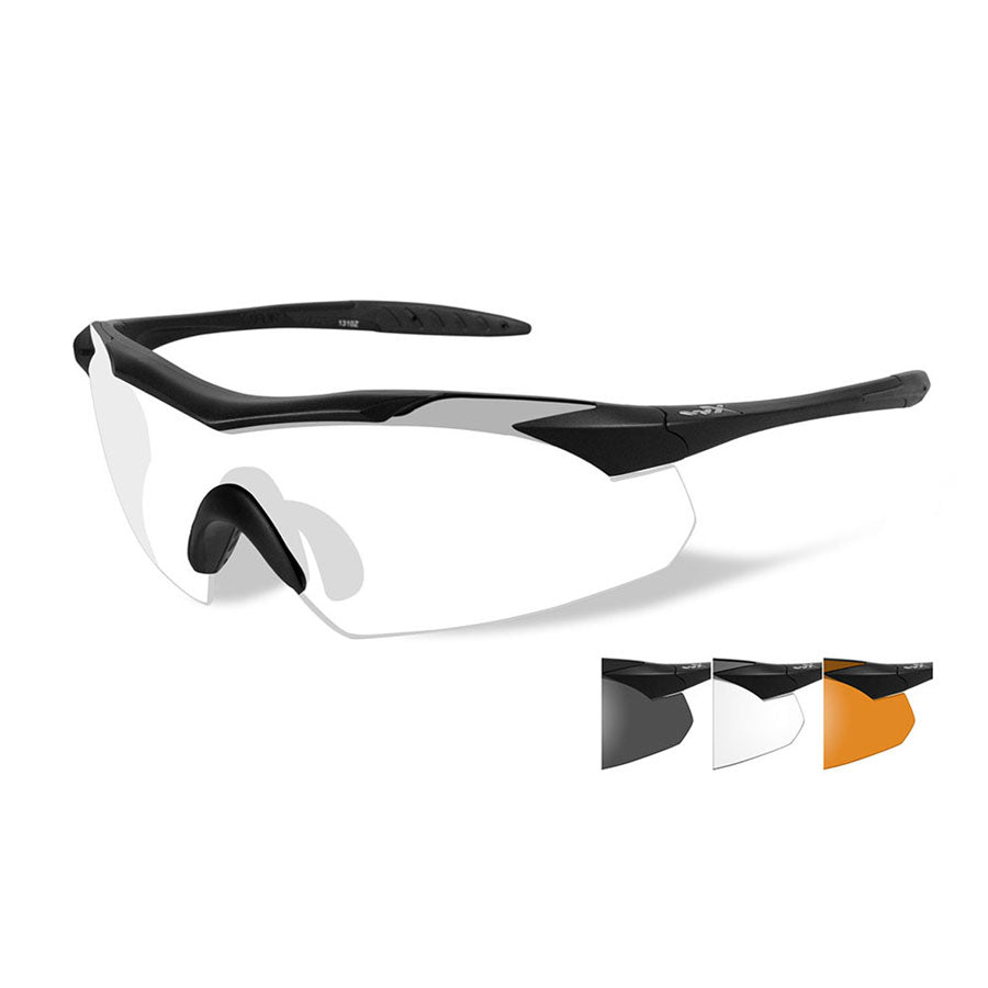 Wiley X Vapor 2.5 Three Lens with Matte Black Frame-Tactical Gear UK