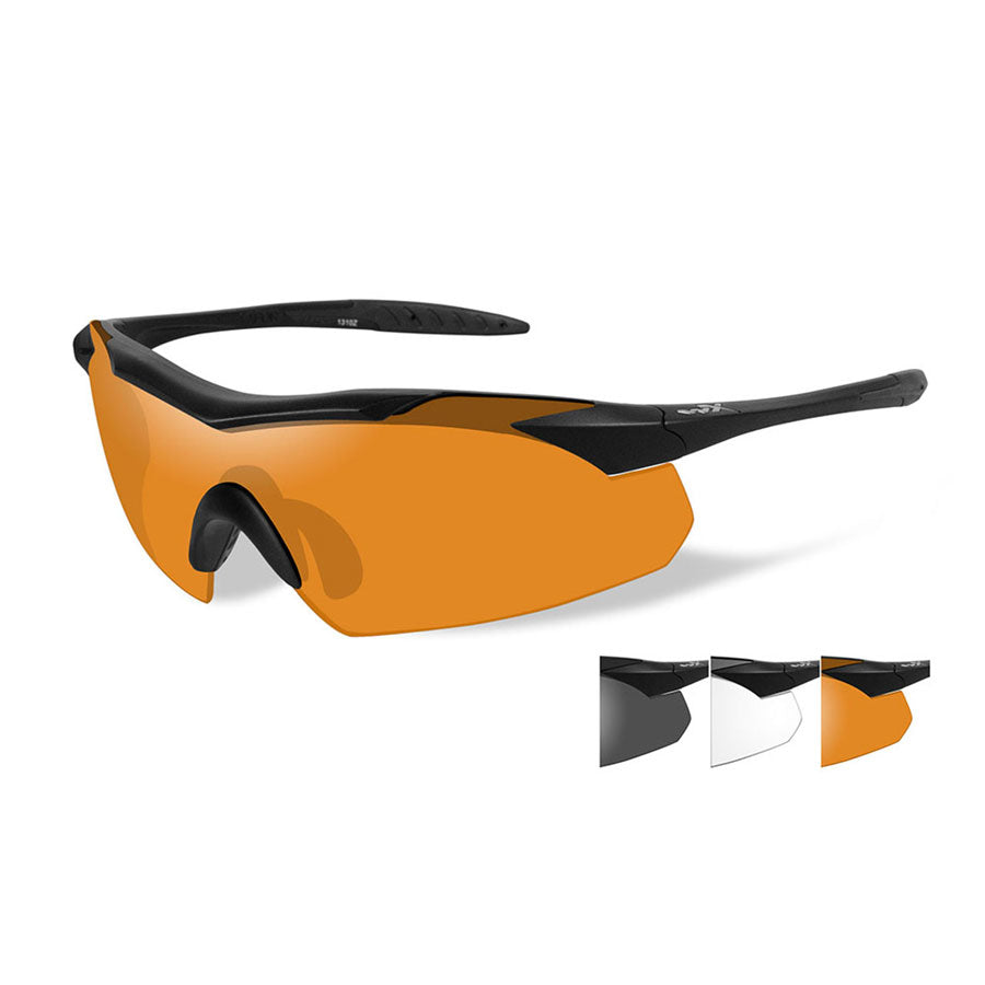 Wiley X Vapor 2.5 Three Lens with Matte Black Frame-Tactical Gear UK