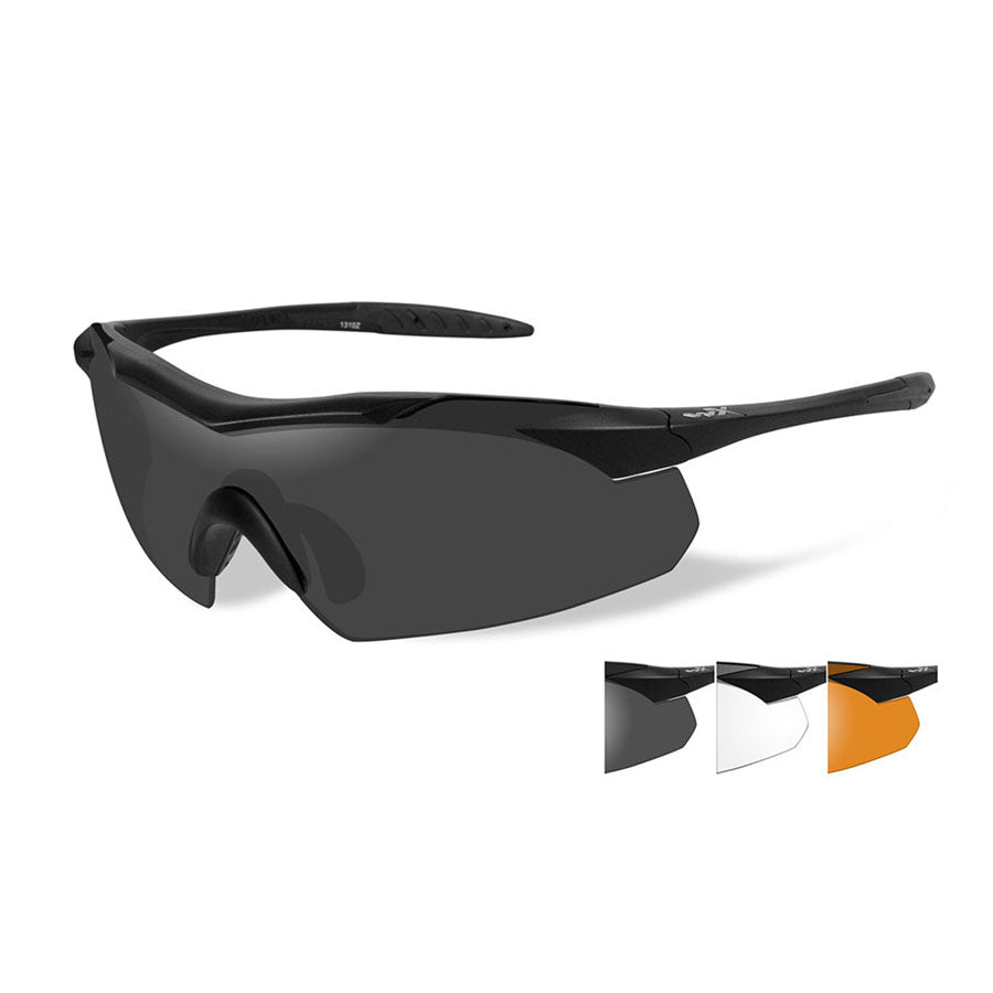 Wiley X Vapor 2.5 Three Lens with Matte Black Frame-Tactical Gear UK