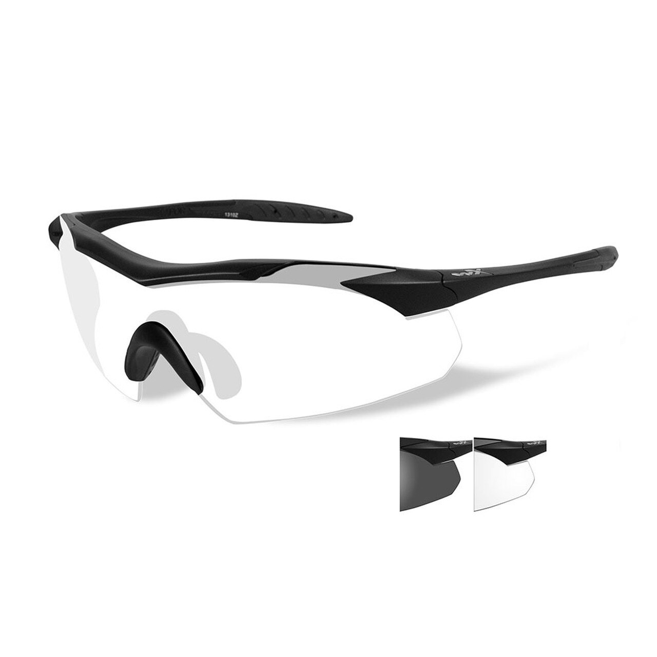 Wiley X Vapor Eyeshield Two Lens Matte Black Frame-Tactical Gear UK