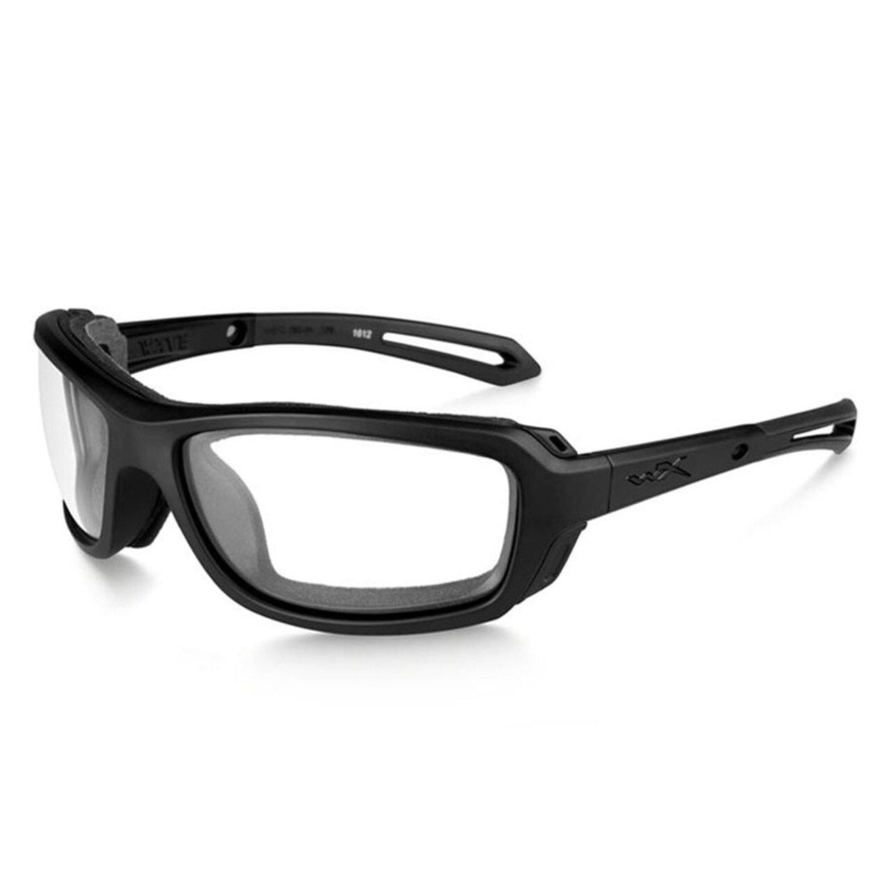 Wiley X Wave Sunglasses Clear Matte Black Frame-Tactical Gear UK