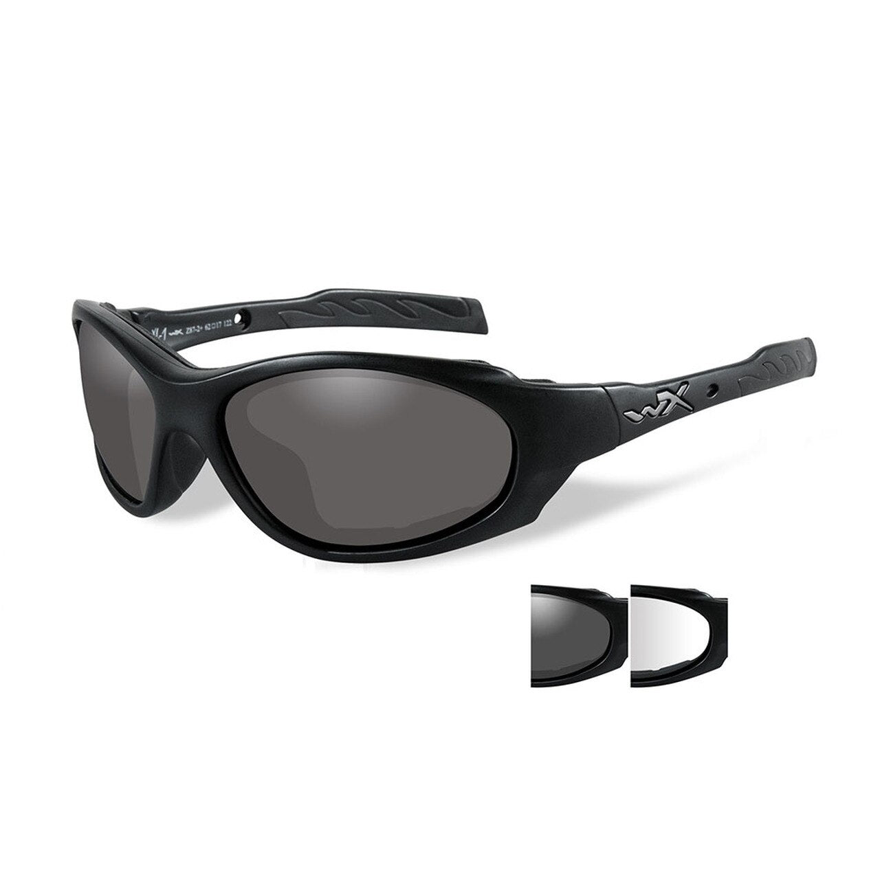 Wiley X XL1 Sunglasses Two Lens Matte Black Frame-Tactical Gear UK