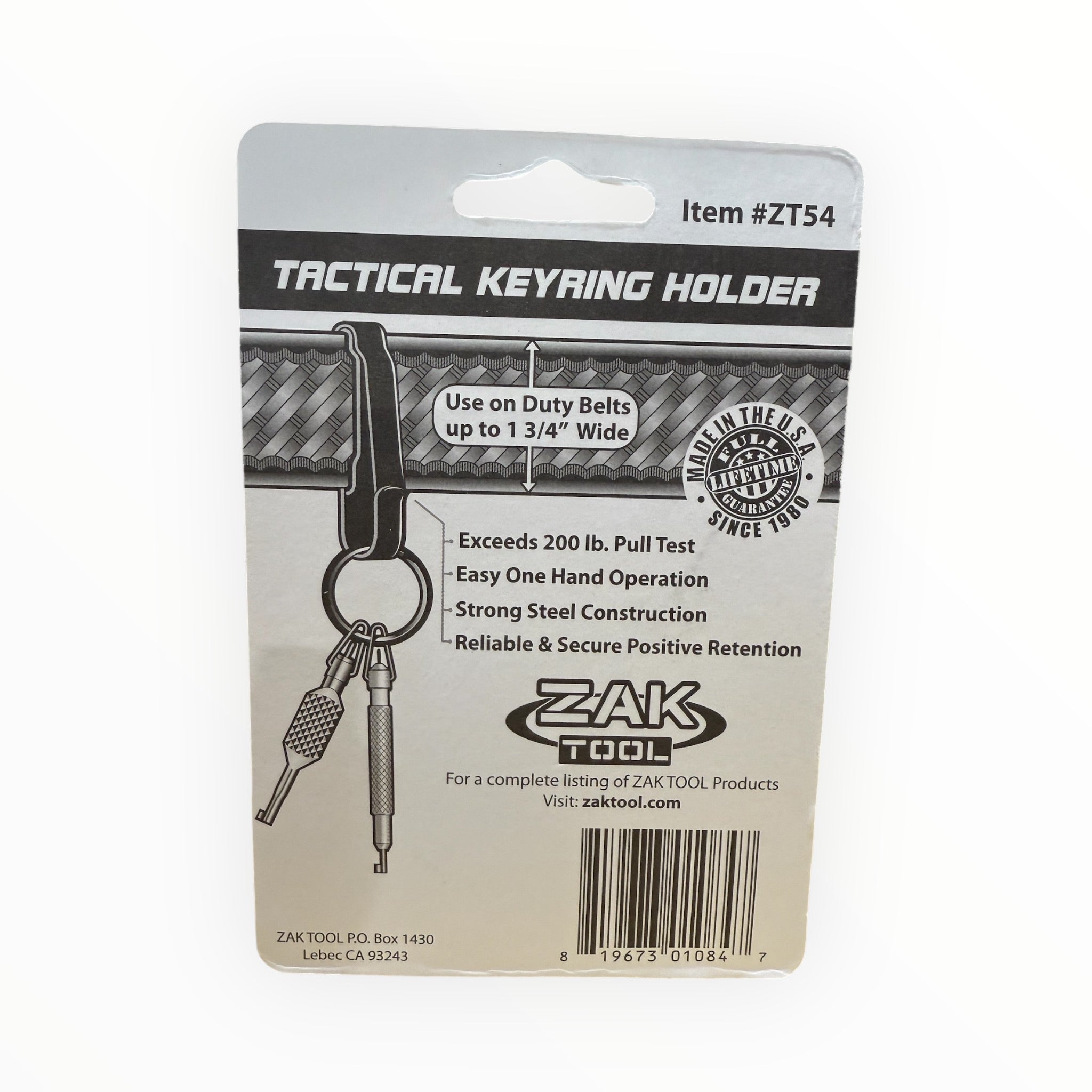 Zak Tool 54 Tactical Key Ring Holder-Tactical Gear UK