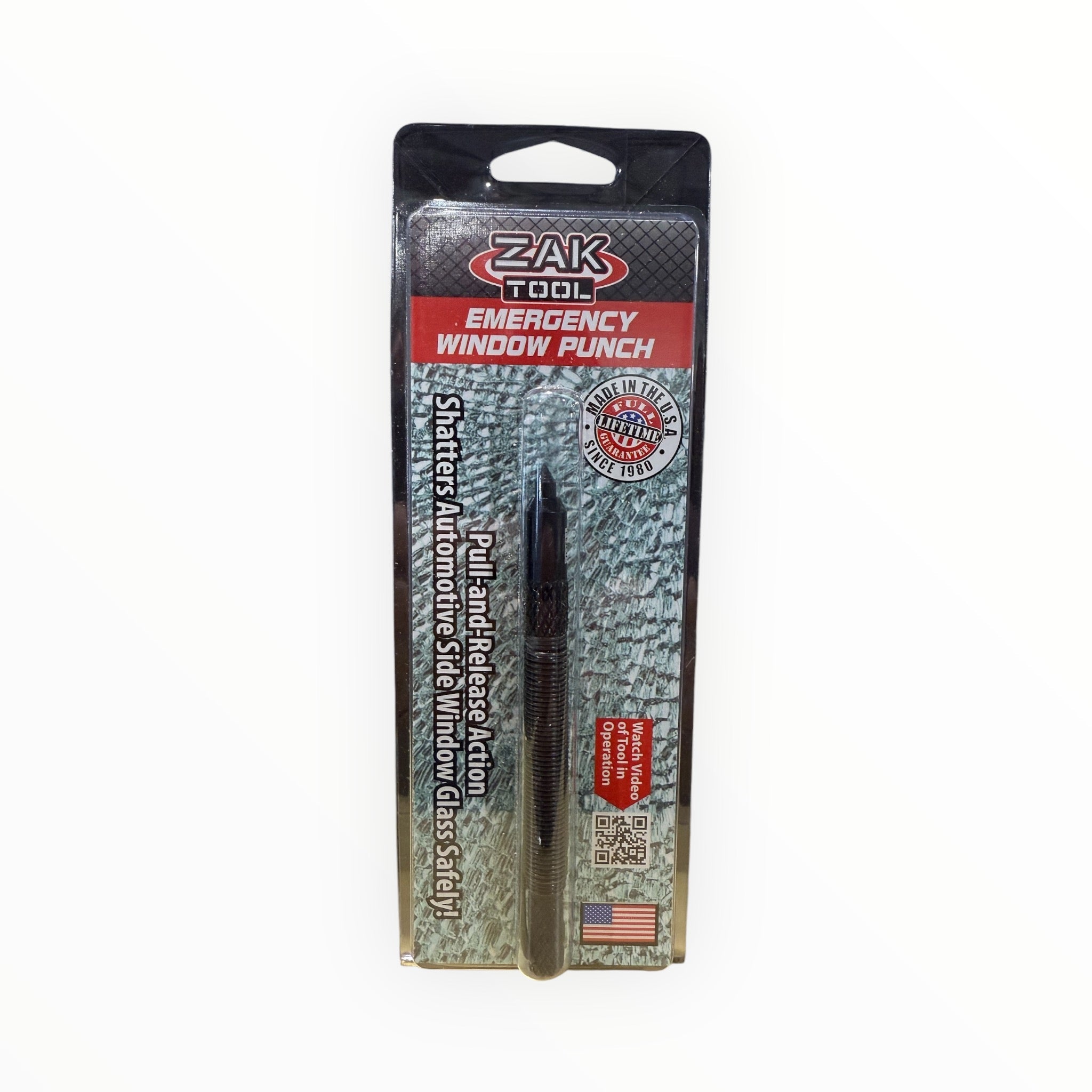 Zak Tool Key Ring Window Punch Black-Tactical Gear UK