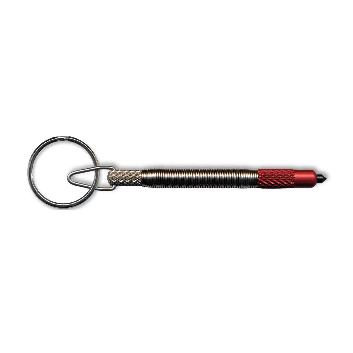 Zak Tool Key Ring Window Punch Nickel/Red-Tactical Gear UK