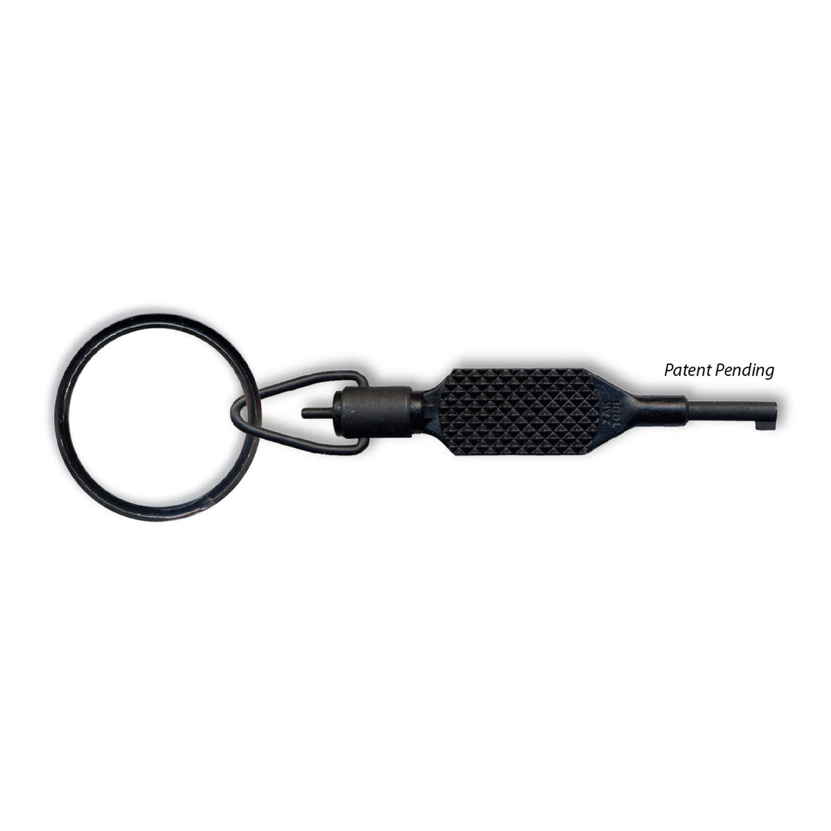 Zak Tool ZT9P Knurled Flat Grip Swivel Key Polymer Black-Tactical Gear UK