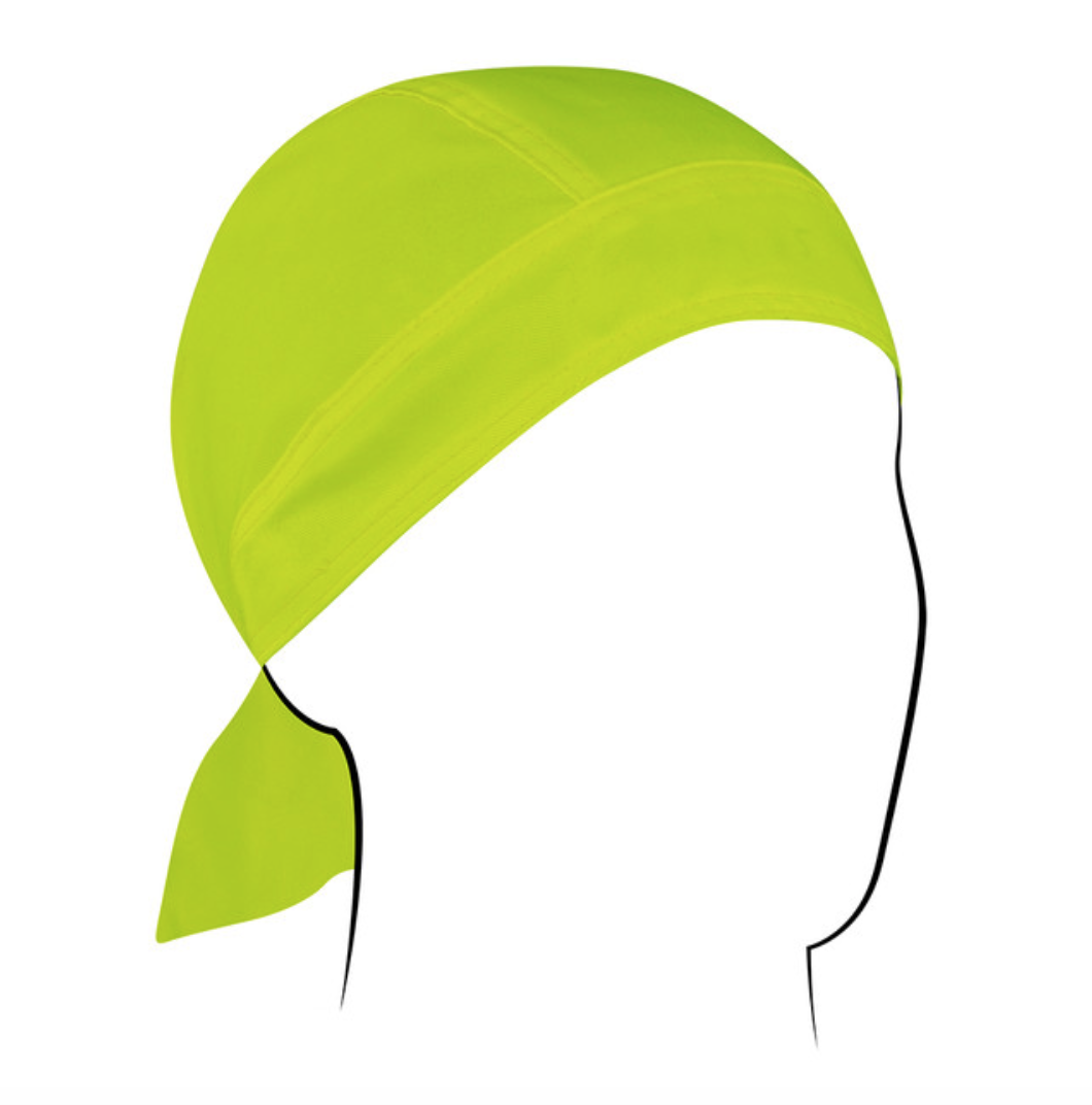 ZAN Headgear Flydanna Cotton High Visibility Lime Z142L-Tactical Gear UK