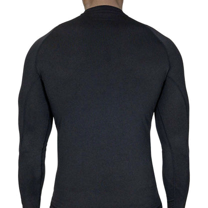 221B Tactical Maxx-Dri Silver Elite Long Sleeve Shirt Black-Tactical Gear UK