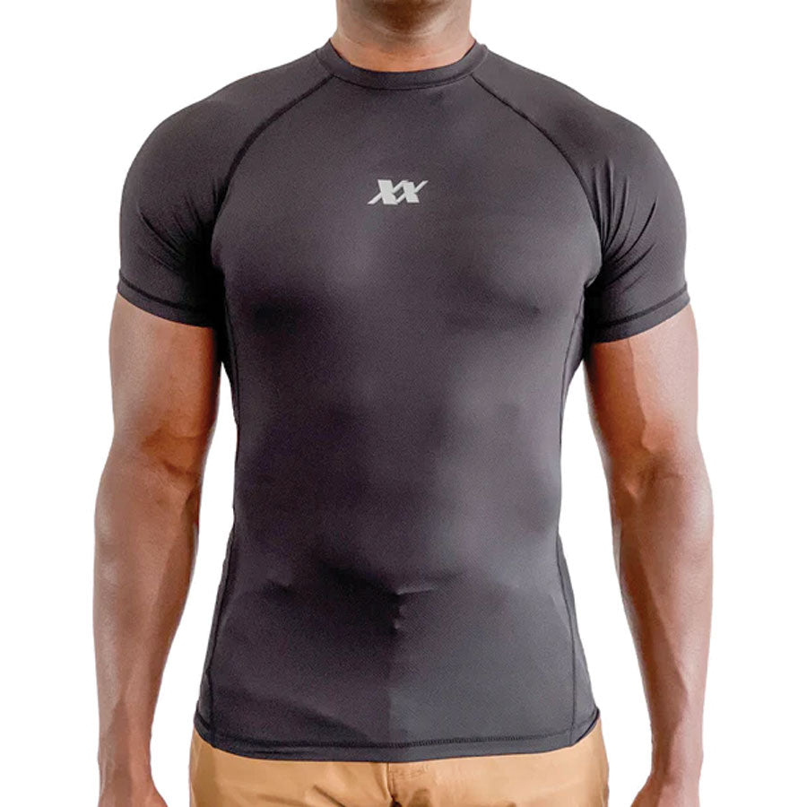 221B Tactical Maxx-Dri Silver Elite T-Shirt Black/Black-Tactical Gear UK