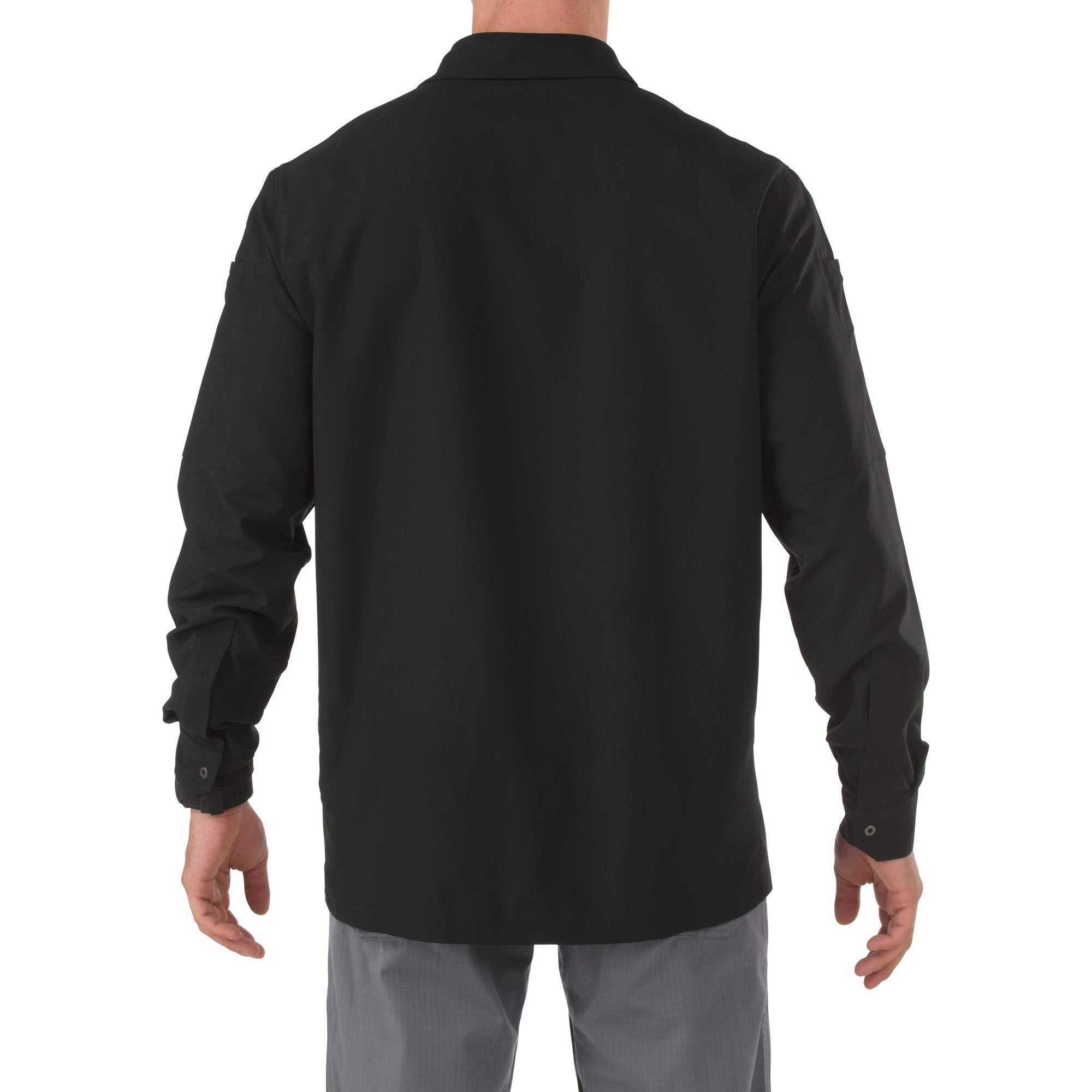 5.11 Freedom Flex Woven Long Sleeve Shirt Black-Tactical Gear UK